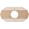 Ekena Millwork Chrysler Wood Fretwork Pierced Ceiling Medallion, Alder, 16"W x 8"H x 4 1/4"ID x 1/4"T CMWP16X08X0250CSAL - alternate 5